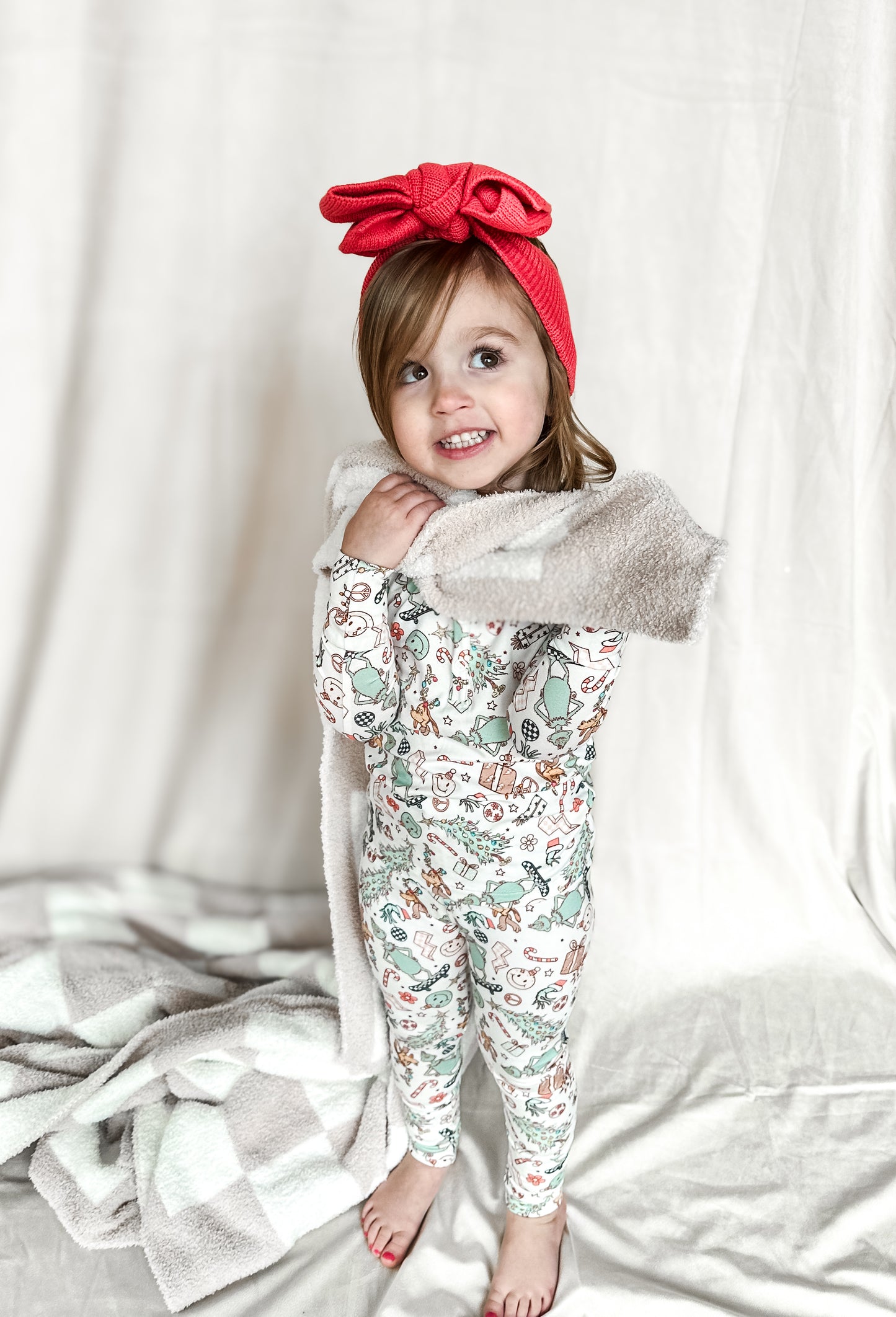 Holly Jolly - Toddler Henley Set