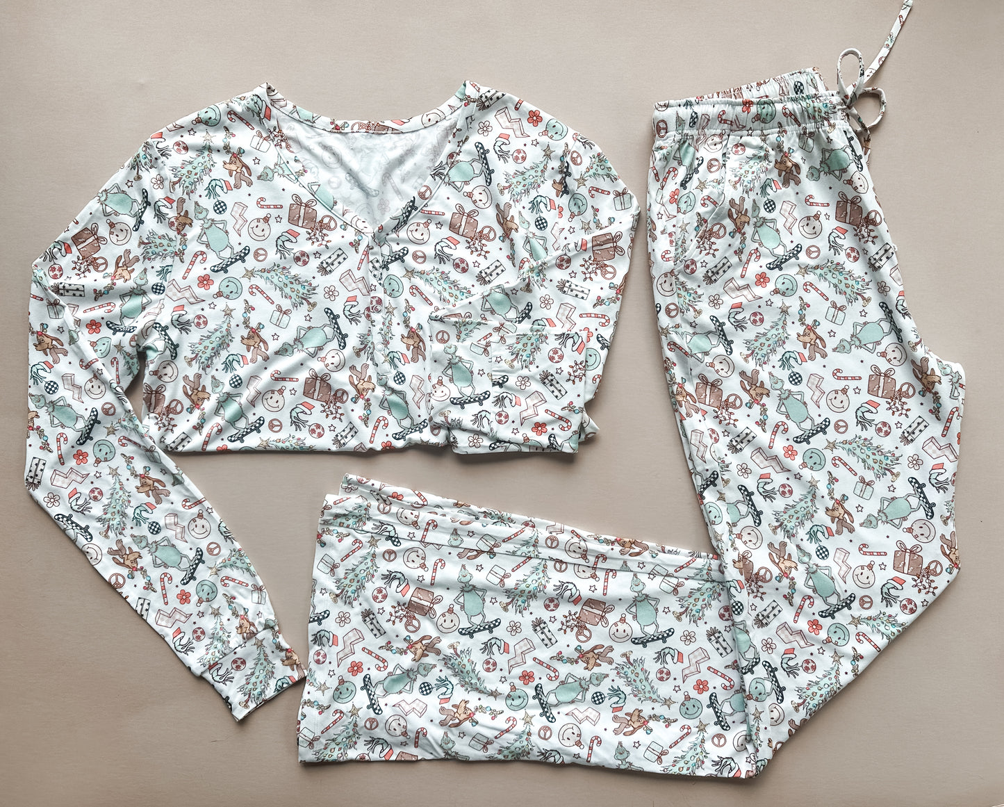 Holly Jolly - Mama Henley Set