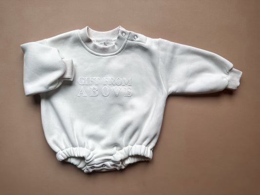 Gift From Above - Sweatshirt Romper