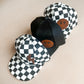 Checkered Snapback: Smiley