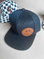 Black Solid Snapback: Smiley