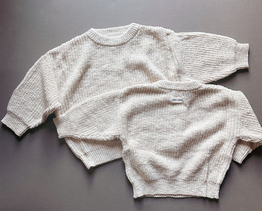 Chunky-knit Sweater - Vanilla Cream