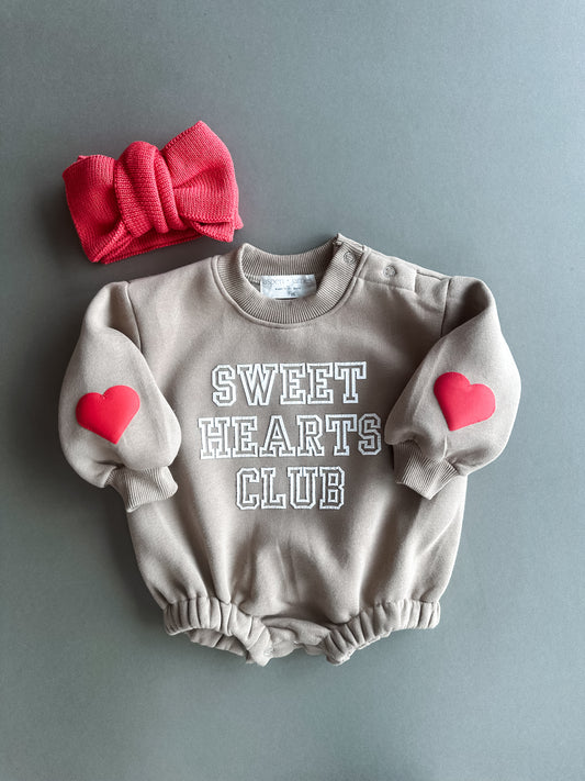 Sweet Hearts Club (Bubble Romper / Crewneck)