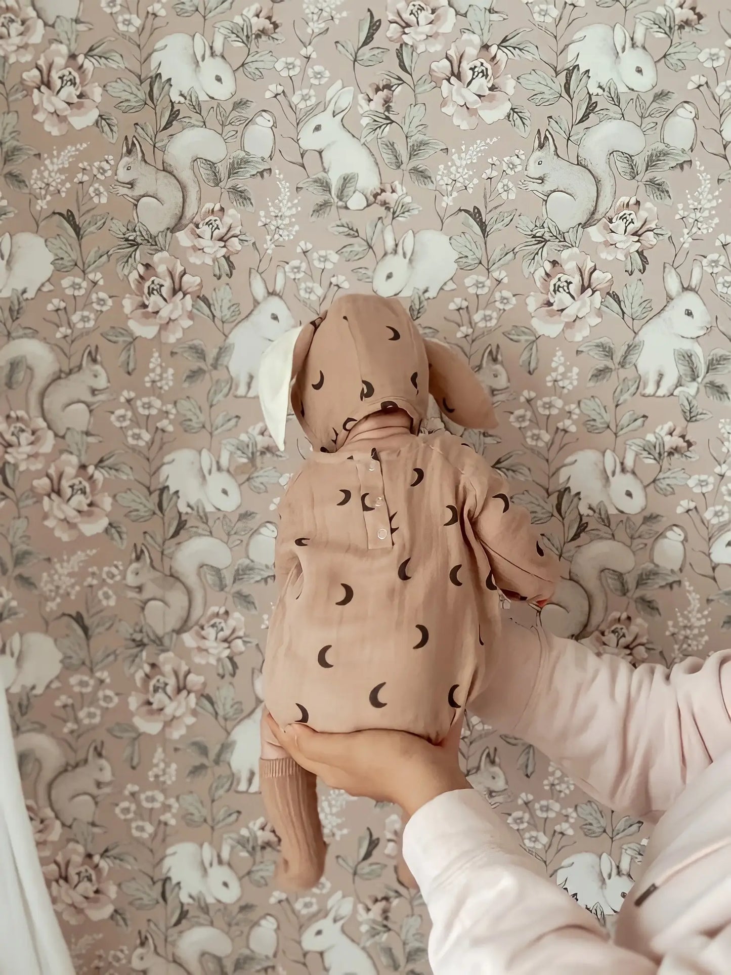 Organic Brown Bunny Muslin Newborn Set