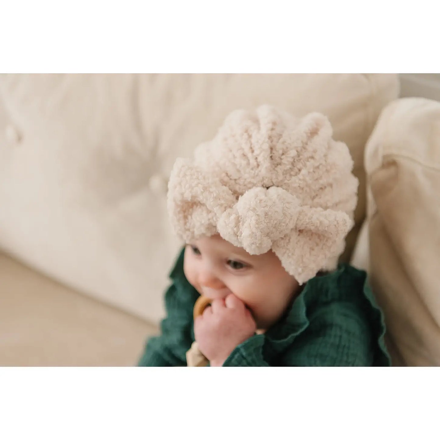 Sherpa Baby Bow Turban