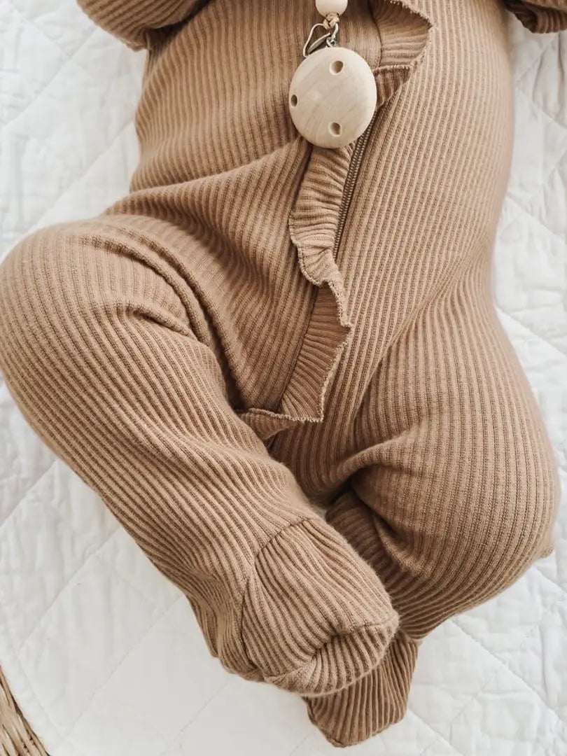 Ribbed footed online onesie