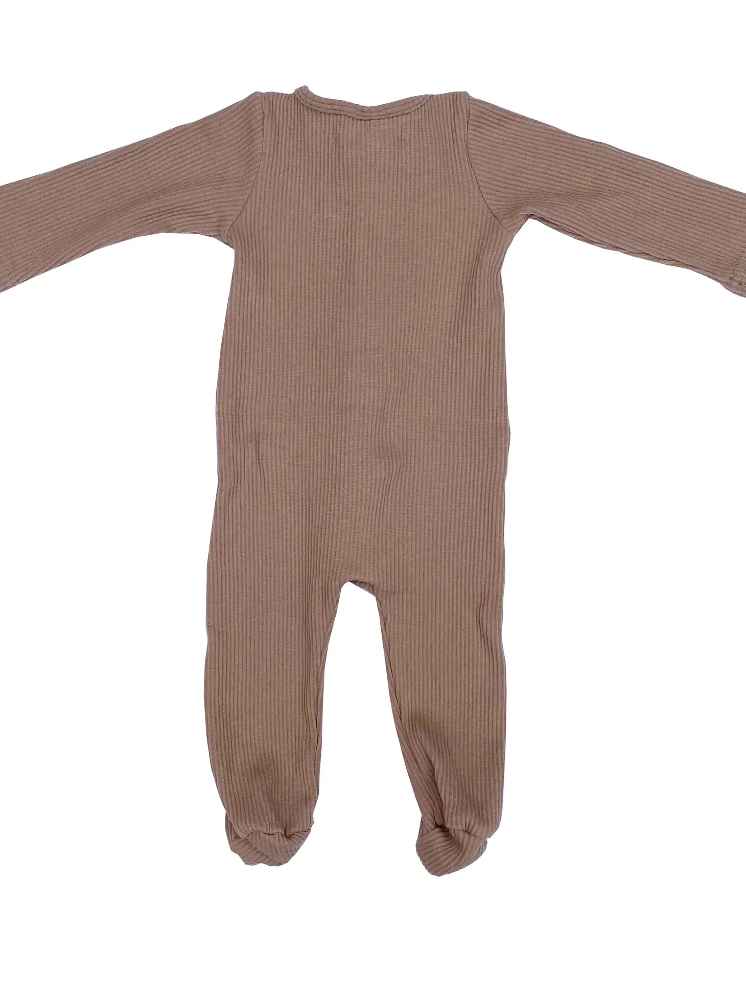 Ribbed 2025 footed onesie